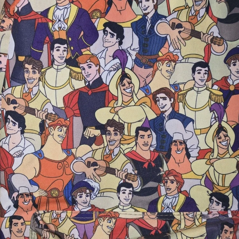 Disney Store Oh My Disney Hero Prince Backpack Canvas Bag‎ Pockets